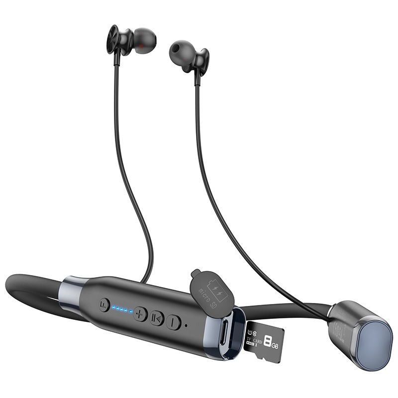 Tai nghe bluetooth Hoco ES62 kết nối không dây, cắm thêm thẻ nhớ TF, dòng tai nghe quàng cổ thể thao | BigBuy360 - bigbuy360.vn