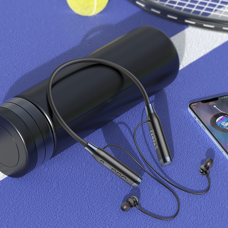 Tai nghe bluetooth Hoco ES62 kết nối không dây, cắm thêm thẻ nhớ TF, dòng tai nghe quàng cổ thể thao | BigBuy360 - bigbuy360.vn