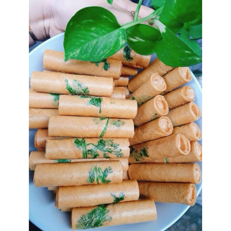 105K bịch 500g bánh ống ngò nhân bơ đậu phộng (Hỏa tốc) | Shopee Việt Nam