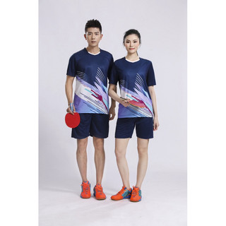 Bộ Quần Áo Cầu Lông, Pickleball, Bóng Bàn, Bóng Chuyền Nam Nữ vải mè kim, thoáng khí, co giãn, đủ size M2009