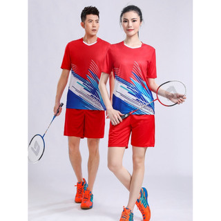 Bộ Quần Áo Cầu Lông, Pickleball, Bóng Bàn, Bóng Chuyền Nam Nữ vải mè kim, thoáng khí, co giãn, đủ size M2009