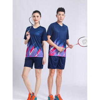 Bộ Quần Áo Cầu Lông, Pickleball, Bóng Bàn, Bóng Chuyền Nam Nữ vải mè kim, thoáng khí, co giãn, đủ size M2017