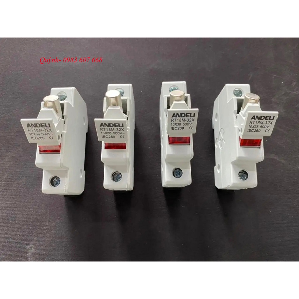 Cầu chì có đèn RT18M-32X,bảo hành chính hãng 12t,nhập khẩu hãng Andeli ...