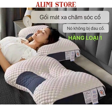 (HÀNG LOẠI 1) Gối Nằm Ngủ Chống Đau Mỏi Vai Gáy 🍁FREESHIP🍁 Gối Spa Êm Chống Đau Cổ - Gối Ngủ Cao Cấp