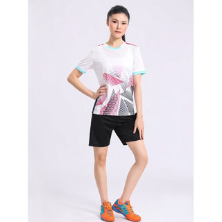 Bộ Quần Áo Cầu Lông, Pickleball, Bóng Bàn, Bóng Chuyền Nam Nữ vải mè kim, thoáng khí, co giãn, đủ size M2006
