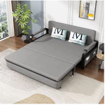 Sofa giường thông minh khung thép sơn tĩnh điện, Ghế Sofa giường gấp gọn đa năng có ngăn chứa đồ hàng nhập nguyên kiện — ảnh 8