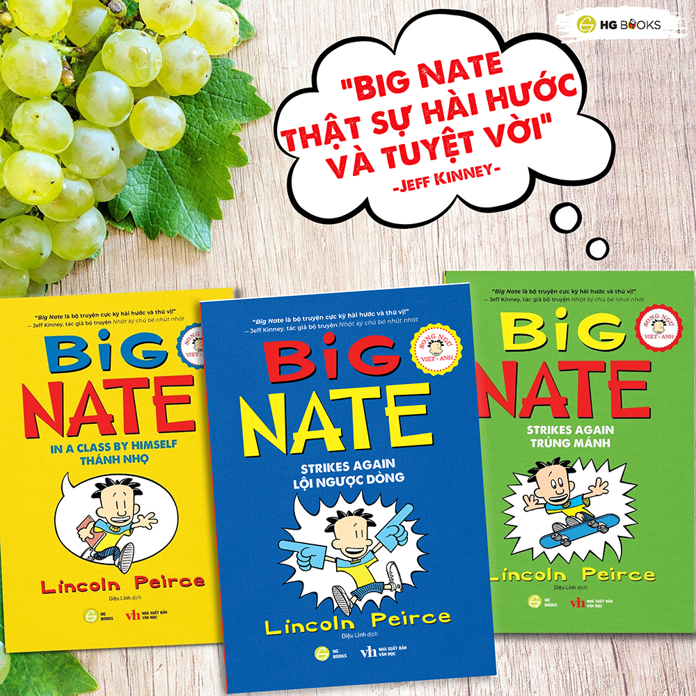 Ảnh Sách Thiếu Nhi - Big Nate - Bản Song Ngữ và Tiếng Việt Kèm File Nghe & Note Từ Vựng - HG Books 3