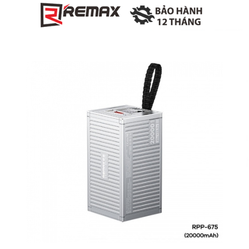 Pin dự phòng CONTAINER 20000mAh Remax RPP-675 2 cổng sạc nhanh USB+Type ...
