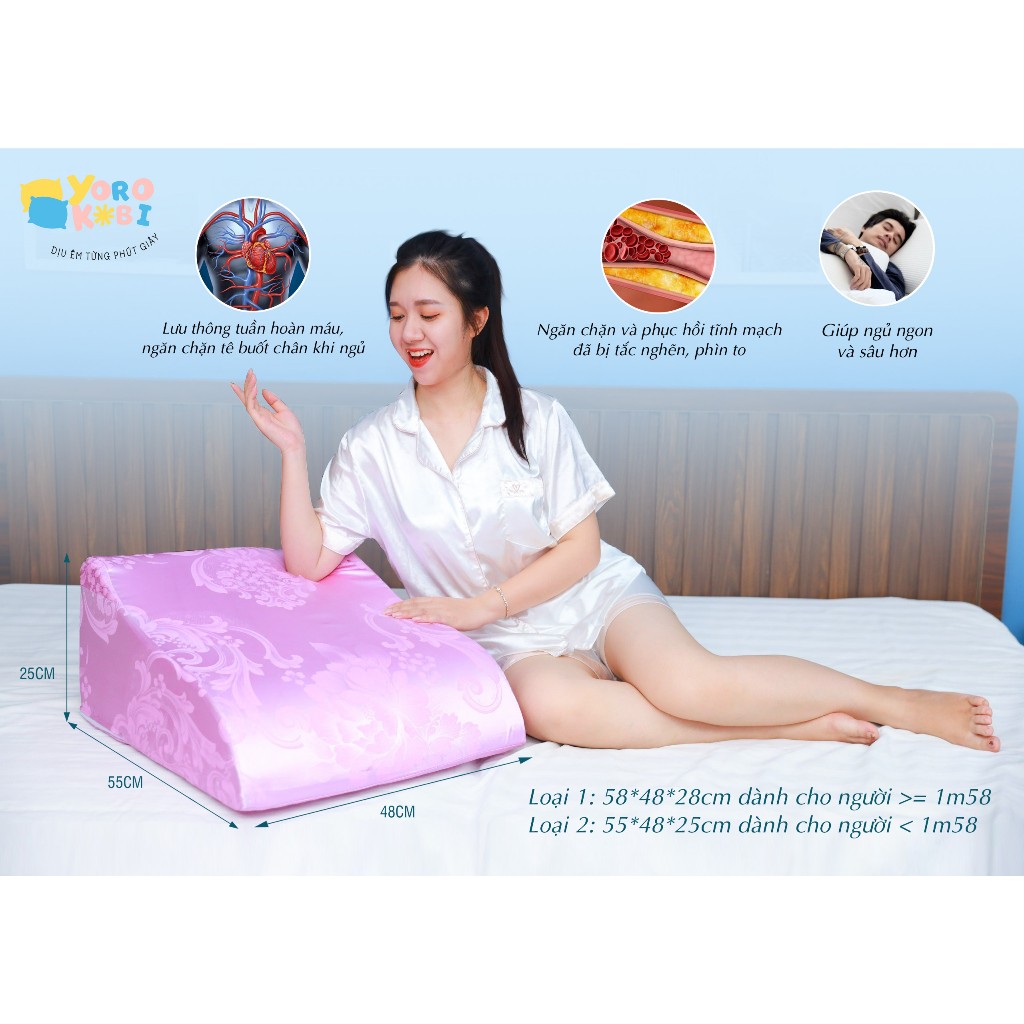 Gối Kê Chân Cao Cấp - gối kê chân cao su non