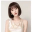 Tóc Giả Nữ Trung Niên Nguyên Đầu Cao Cấp Vic Ngắn Chất Sợi Tơ Hàn TN05 MS16025 Qiqishop