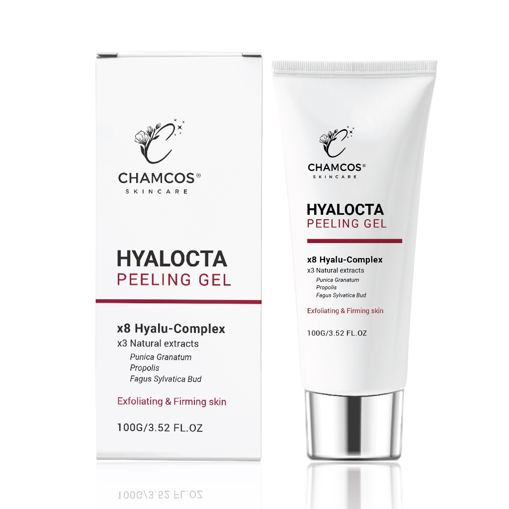 HSD:11/12/2026 Sale Tẩy Tế Bào Chết HYALOCTA PEELING GEL CHAMCOS 100g.