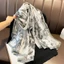 Khăn lụa choàng cổ khổ lớn 90*180cm, nhiều màu, nhiều họa tiết