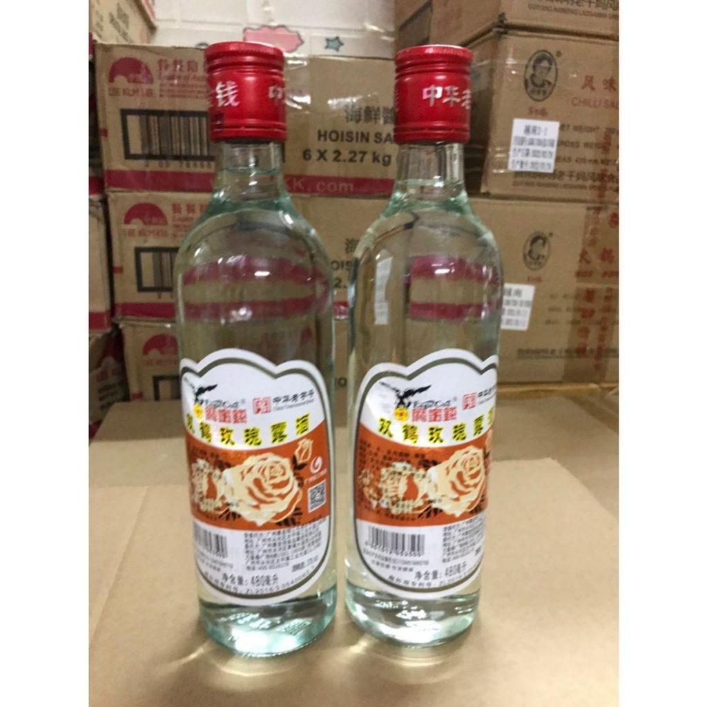 Rượu Mai Quế Lộ Hoa Hồng 480ml - Gia Vị Làm Lạp Xưởng, Nhân Bánh Trung Thu, Vịt Quay Chuẩn Vị, Khử Mùi Tanh Luka Food