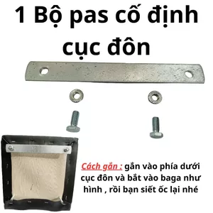 1 Bộ Pas Rời Cố Định Cục Đôn Vào Baga Xe Máy