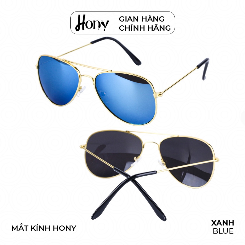 Kính râm trẻ em thời trang HONY, tròng tráng gương phong cách