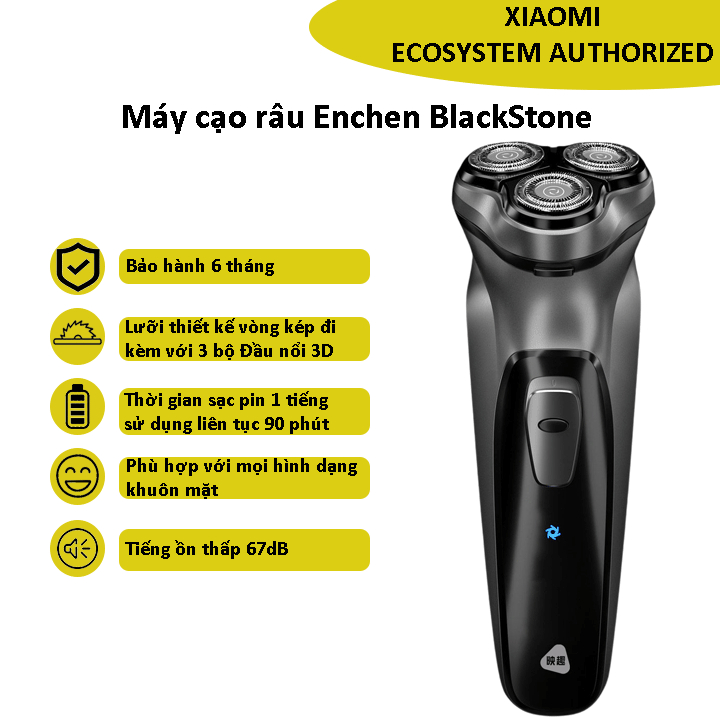Ảnh Máy cạo râu Enchen BlackStone - Bảo hành 6 tháng - Shop Điện Máy Center 2