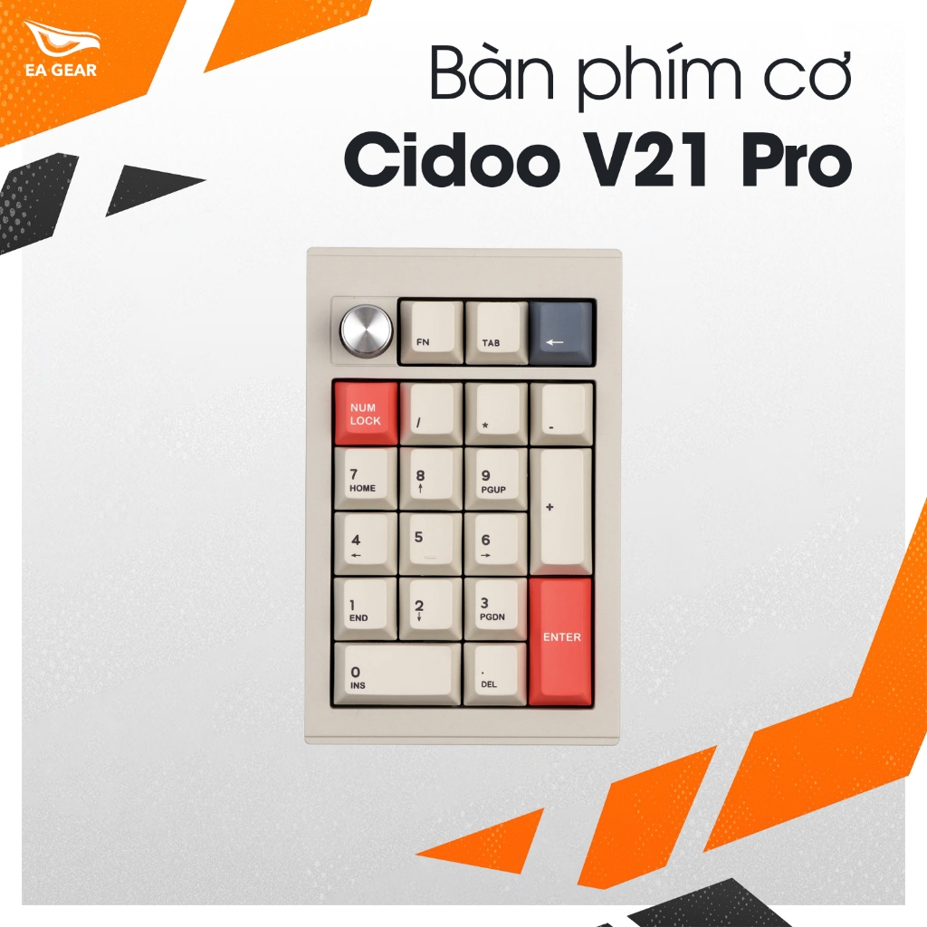 [Chính hãng] Bàn Phím Cơ Numpad Cidoo V21 Pro 3 Modes Hotswap Full Nhôm ...