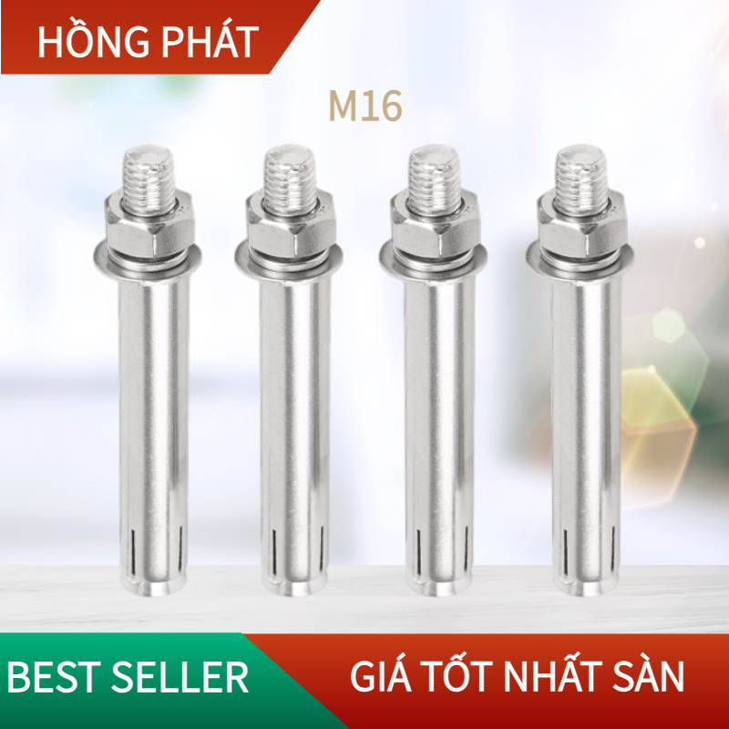 Tắc kê nở inox 304 M16 đủ số / Bu lông nở inox / Inox Expend Bolt ...