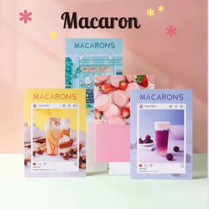 Vở Kẻ Ngang CLASSMATE MACARONS 80/120/200 Trang- Kẻ Ngang, 70gsm, Bìa Cán Mờ Chống Nước NB5-80-0401/0402/0403