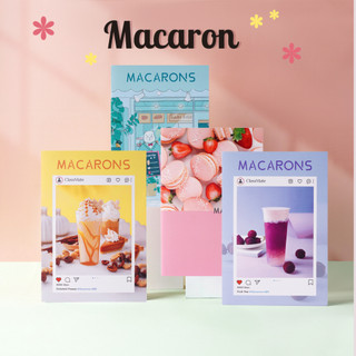 Vở Kẻ Ngang CLASSMATE MACARONS 80/120/200 Trang- Kẻ Ngang, 70gsm, Bìa Cán Mờ Chống Nước NB5-80-0401/0402/0403