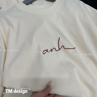 Áo thun cặp đôi nam nữ mặc cùng người yêu anh và em phông tay lỡ và áo croptop  [A211]