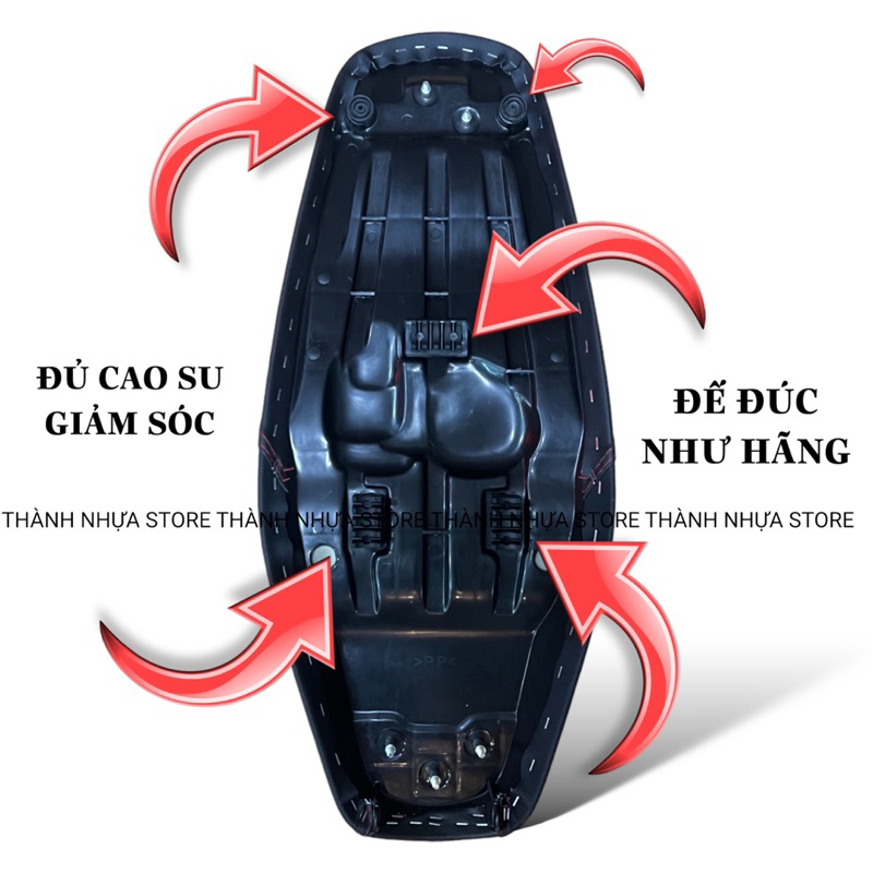 Yên 2 tầng Exciter 135 đời 2006-2010 - Yên gọt 2 tầng Ex135 form mỏng