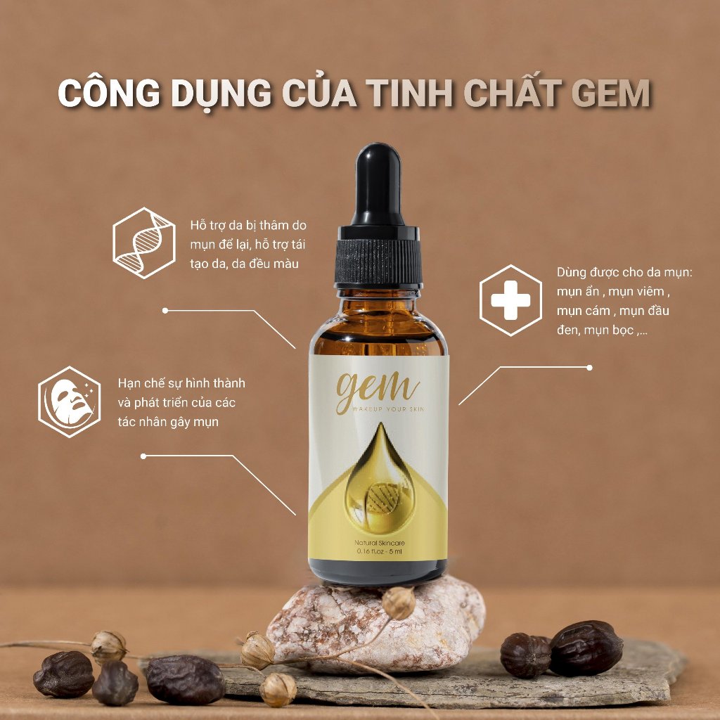 Serum Trị Mụn Gem: Giải Pháp Hiệu Quả Cho Làn Da Sáng Khỏe