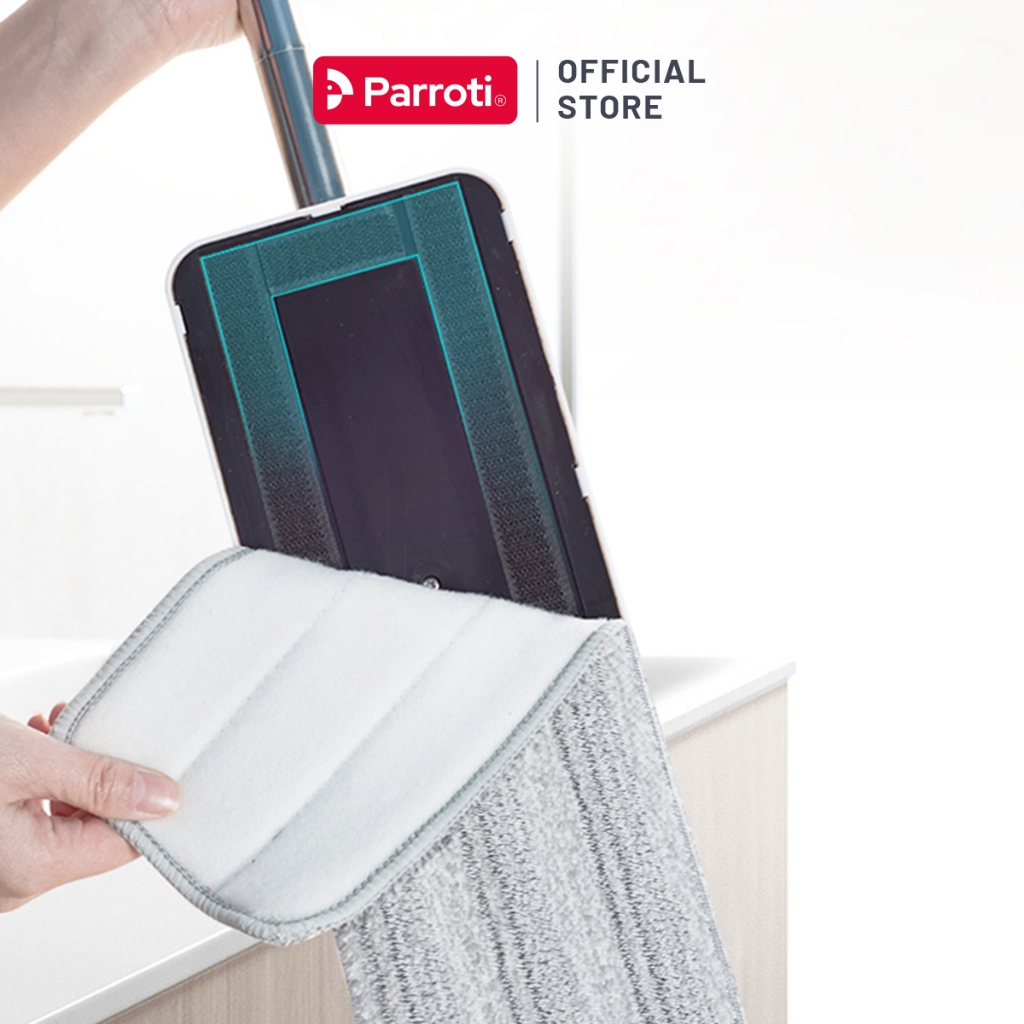 Ảnh Miếng lau nhà 38x12cm, dùng cho bộ lau nhà size lớn Parroti Pro Max PX01 3