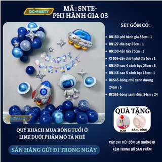 Set trang trí sinh nhật bé trai gái hình con vật DC PARTY