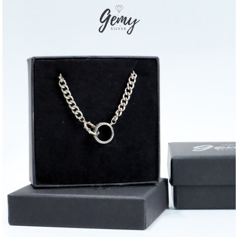 Hộp đựng trang sức lót nhung sang trọng, thích hợp làm quà tặng, bảo quản trang sức | GEMY SILVER H3