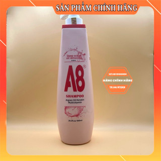 Cặp dầu gội xả A8 800ml (hàng loại 1) Phục Hồi Ngăn Tóc Gãy Rụng , Siêu Mềm Mượt Tóc