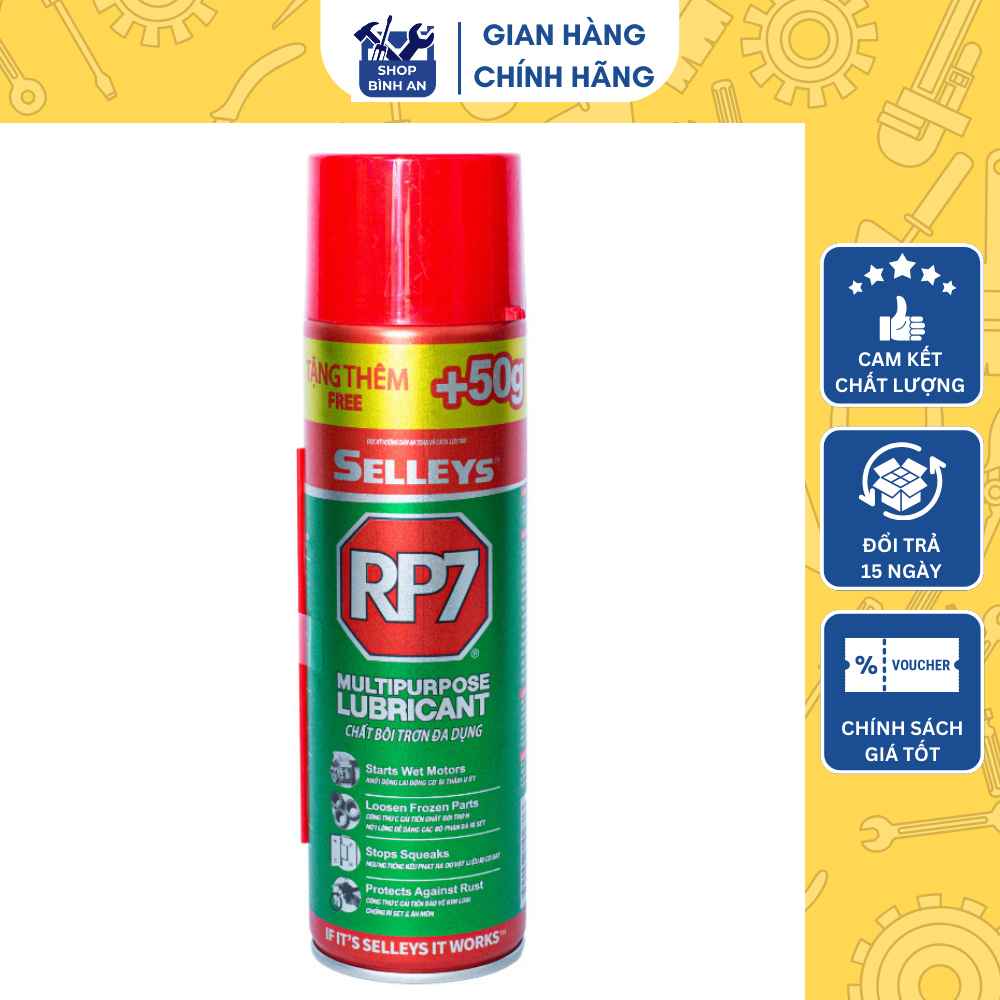 Chai xịt chống rỉ bôi trơn RP7, bảo vệ thiết bị đa năng 350g | BÌNH AN ...