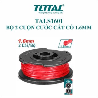 TOTAL  Bộ 2, 4 cuộn cước cắt cỏ 1.6mm TALS1601, TALS1602