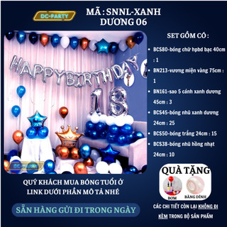 Sét trang trí sinh nhật người lớn bạn trai gái trẻ em DC PARTY