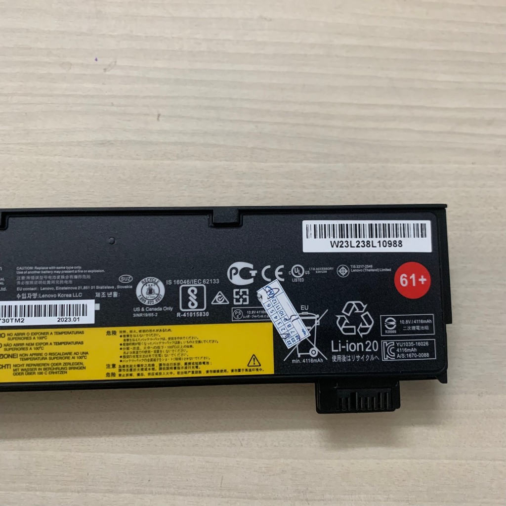 PIN LENOVO T470 ZIN Lenovo ThinkPad T470 T570 T480 T580 P51S P52S TP25 A475 Series 61, 01AV422