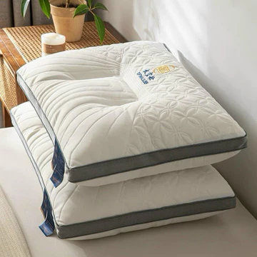 Gối Ngủ Chống Đau Cổ Vai Gáy Dệt Kim Lõi Bông Xơ, Gối Spa Chống Đau Mỏi Cổ Vai, Gối Cao Su Non, Gối đỡ cổ, gối masage