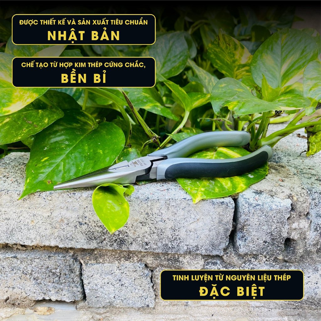 Kìm nhọn Fujiya AR-150G AR-150BG 6'' 150mm
