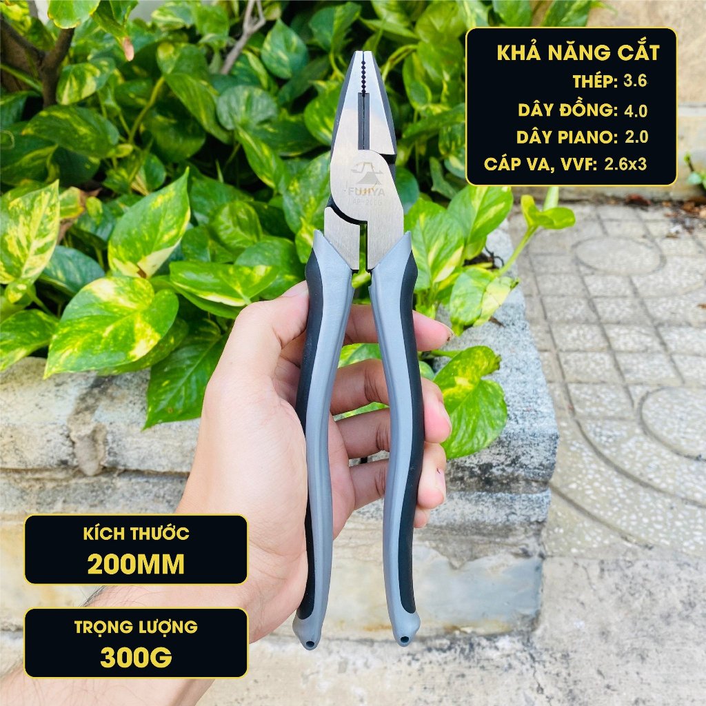 Kìm điện Fujiya AP-150G AP-175G AP-200G 6"(150mm) 7"(175mm) 8''( 200mm)