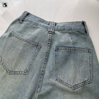 Quần Jeans Ống Rộng Nữ Túi Chéo Thời Trang Trẻ Trung Năng Động Đi Học Đi Chơi Twentyfive Fashion - 5531