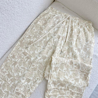 𝗛𝗮̀𝗻𝗴 𝗰𝗵𝗶́𝗻𝗵 𝗵𝗮̃𝗻𝗴 Quần ngủ xô muslin hoạ tiết dễ thương - O.N WORKSHOP