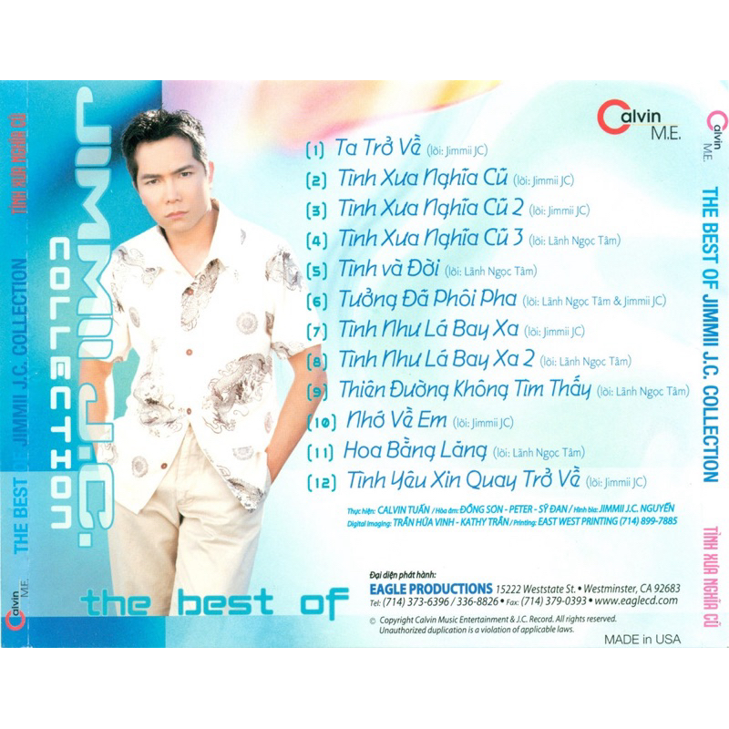 Băng Cassette Tình Xưa Nghĩa Cũ - Jimmy Nguyễn