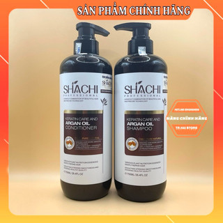 Cặp dầu gội xả SHACHI 800ml (CHÍNH HÃNG) Phục Hồi Ngăn Tóc Gãy Rụng , Siêu Mềm Mượt Tóc