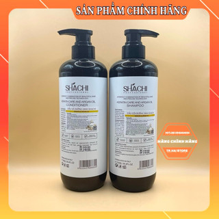 Cặp dầu gội xả SHACHI 800ml (CHÍNH HÃNG) Phục Hồi Ngăn Tóc Gãy Rụng , Siêu Mềm Mượt Tóc