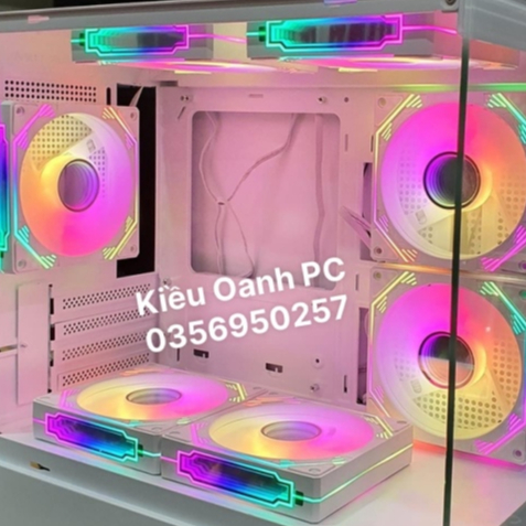 Quạt Tản Nhiệt Fan Vô Cực Fan Case Led RGB ARGB Dùng Hub Remote Shopee Việt Nam