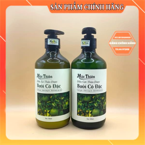 Cặp dầu gội xả MỘC THIÊN 500ml BƯỞI CÔ ĐẶC Phục Hồi Ngăn Tóc Gãy Rụng , Siêu Mềm Mượt Tóc