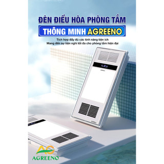 Đèn Điều Hòa Nhà Tắm Đa Năng Thông Minh AGREEN - Điều Khiển Từ Xa, Công Nghệ PTC