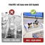 Khay Đựng Đồ Trong Suốt TORO Chất Liệu Nhựa Acrylic Cứng Cáp, Khay Úp Ly Cốc Có Tay Cầm Mạ Bạc Siêu Đẹp