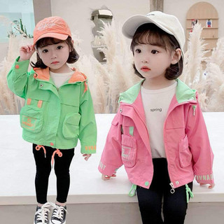 [ Xã kho] Áo khoác gió bé gái từ 1 - 10 tuổi phong cách Hàn Quốc