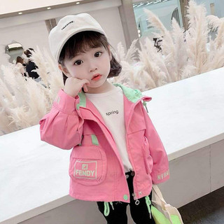 [ Xã kho] Áo khoác gió bé gái từ 1 - 10 tuổi phong cách Hàn Quốc