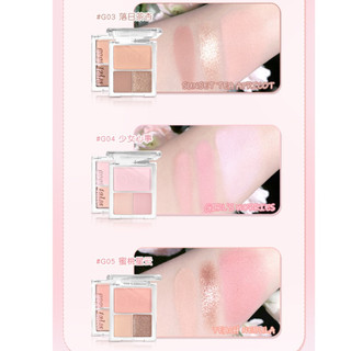 [ HÀNG MỚI VỀ- CÓ SẴN] (GT644) Bảng Phấn Mắt Má Hồng 3 Màu Gogotales Sweet Diary 11.5G Tone Hồng Đào Dễ Dàng Makeup
